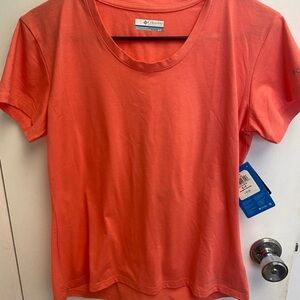 Columbia Women's Vibrant Coral Short Sleeve Tee
